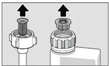 GAGGENAU DI 460-131 - - Filter in the water supply blocked. - 1