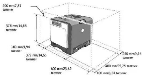 200 mm/7,87 tommer 378 mm/14,88 tommer 100 mm/3,94 tommer 372 mm/14,65 tommer 600 mm/23,62 tommer 250 mm/9,84 tommer 400 mm/15,75 tommer 100 mm/3,94 tommer