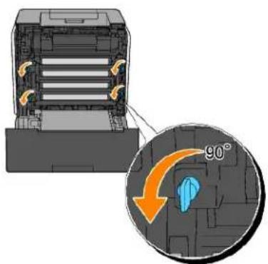 DELL 1320c - Udskiftning af PHD-enheden (printhoved-enhed) - 2