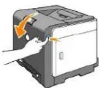 DELL 1320c - Rengøring af separatorvalsen inde i printeren. - 1