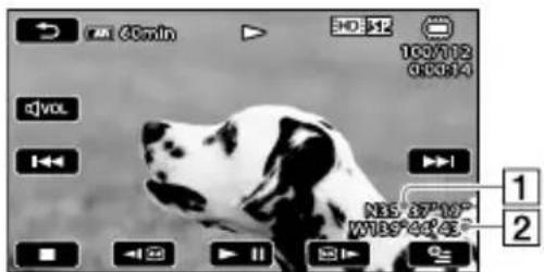 SONY HDR-TG7 - COORDINATES - 1