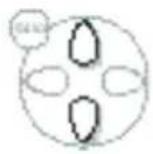 PHILIPS 21PT1354 - For at regulere en menu: - 2