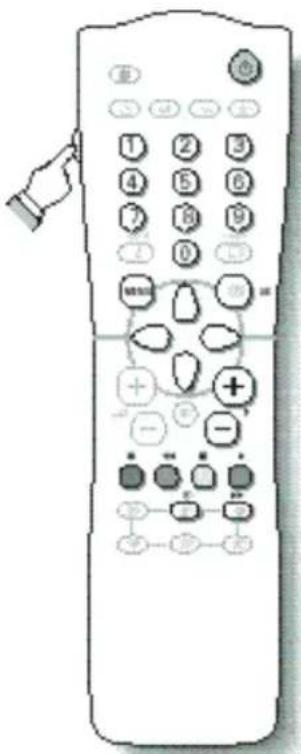 PHILIPS 21PT1354 - Videobandspelarens knapp - 1