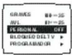 GRAVES ISO=25 AVL ISO=25 PERSONAL OFF BLOCKED DELTV PROGRAMADOR