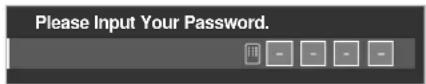 PIONEER PRO-111FD - Assign a Parental Control (Block) Password - 1