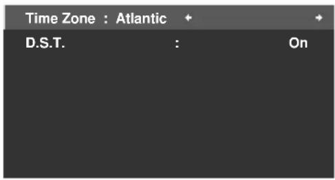 Time Zone : Atlantic D.S.T. : On