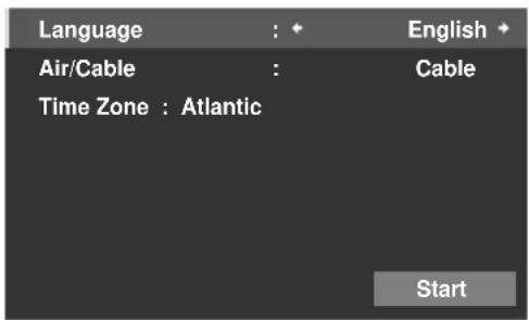 Language : + English Air/Cable : Cable Time Zone : Atlantic Start
