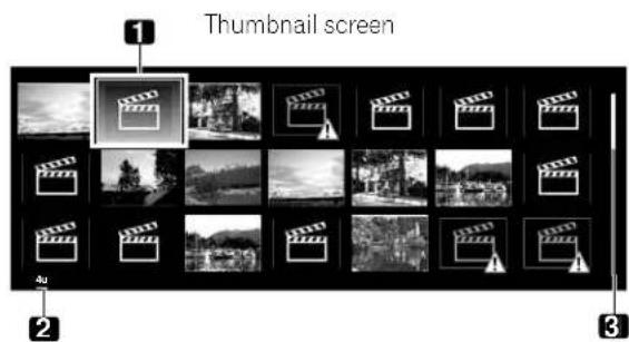 1 Thumbnail screen 2 3
