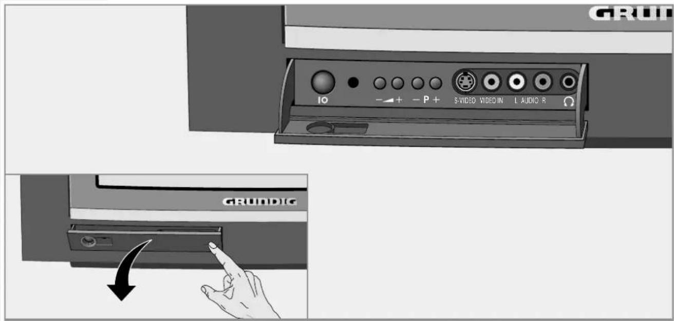 GRUNDIC IO -+ -P + S-VIDEO VIDEO IN L AUDIO R GRUNDIC