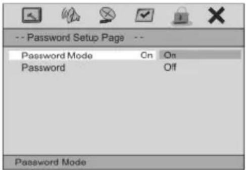 DENVER MT-761 MK2 - - Password Mode: - 1