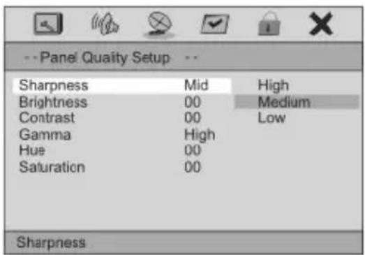 DENVER MT-761 MK2 - Panel Quality Setup - 1