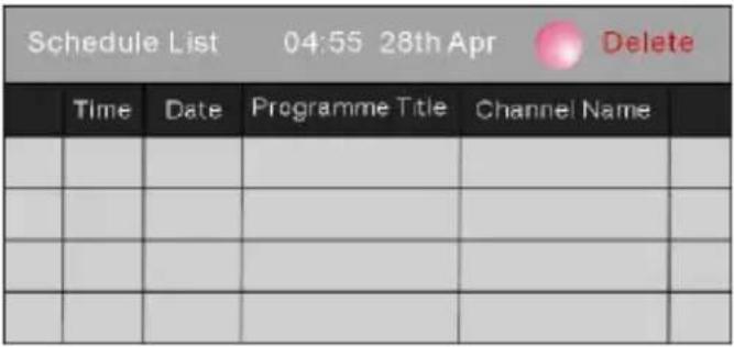 Odys BASE 26 - EPG Menu (Electronic Program Guide). - 2