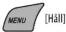 JVC KD-R401A - Uppbringa menyn. - 1