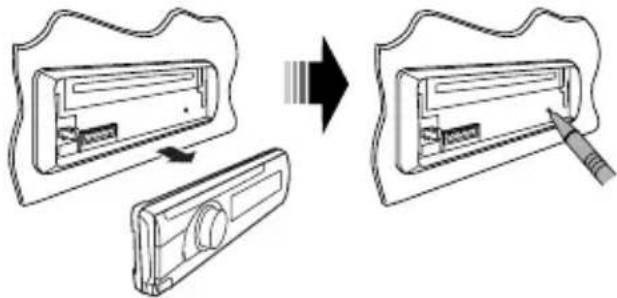 JVC KD-R401A - Hur apparaten nollställs - 1