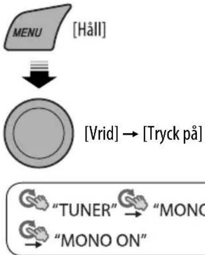JVC KD-R401A - Förbättring av FM-mottagning - 1