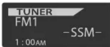 TUNER FM1 -SSM- 1 : 00AM