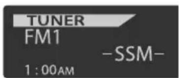 TUNER FM1 -SSM- 1 : 00AM