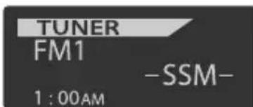 TUNER FM1 -SSM- 1 : 00AM