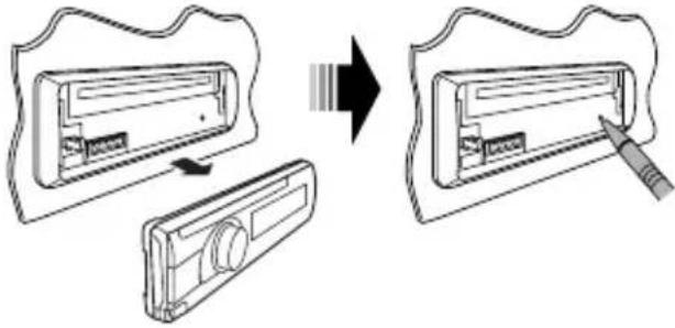 JVC KD-R301 - Het apparaat terugstellen - 1