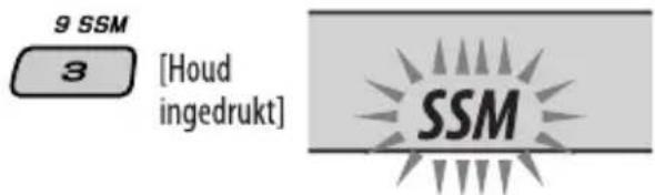 9 SSM 3 [Houd ingedrukt] SSM