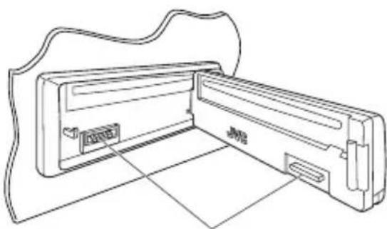JVC KD-G632 - Reinigen van de aansluitingen - 1