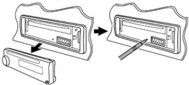 JVC KD-G322 - Nulstilling af dit apparat - 1