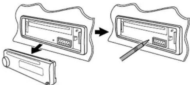 JVC KD-G322 - Het apparaat terugstellen - 1