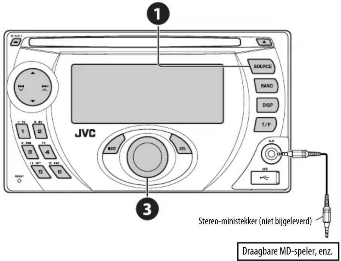 JVC KW-XG701E - Luisteren naar andere externe apparatuur - 1