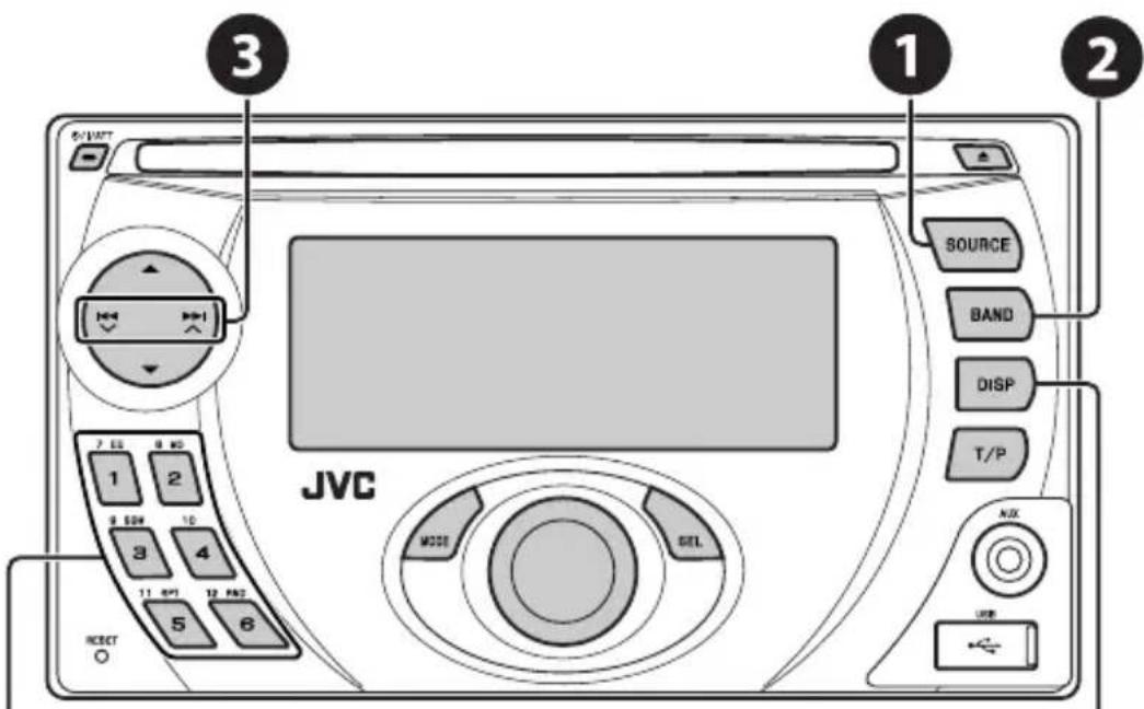 JVC KW-XG701E - Luisteren naar de radio - 1