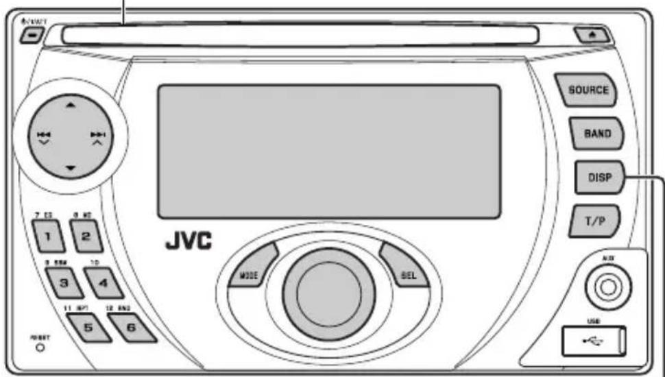 JVC KW-XG701E - Sätt i skivan. - 1