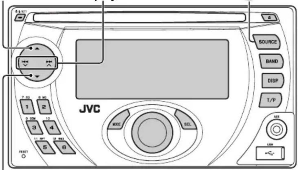 JVC KW-XG701E - Gebruik van de Bluetooth audiospelen - 1