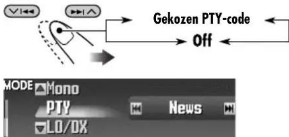 JVC KD-SHX751 - Activeren van PTY-standbyontvangst - 3