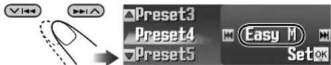 Preset3 Preset4 Easy M Set OK