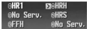 HR1 No Serv. FFH HRH HRS No Serv.