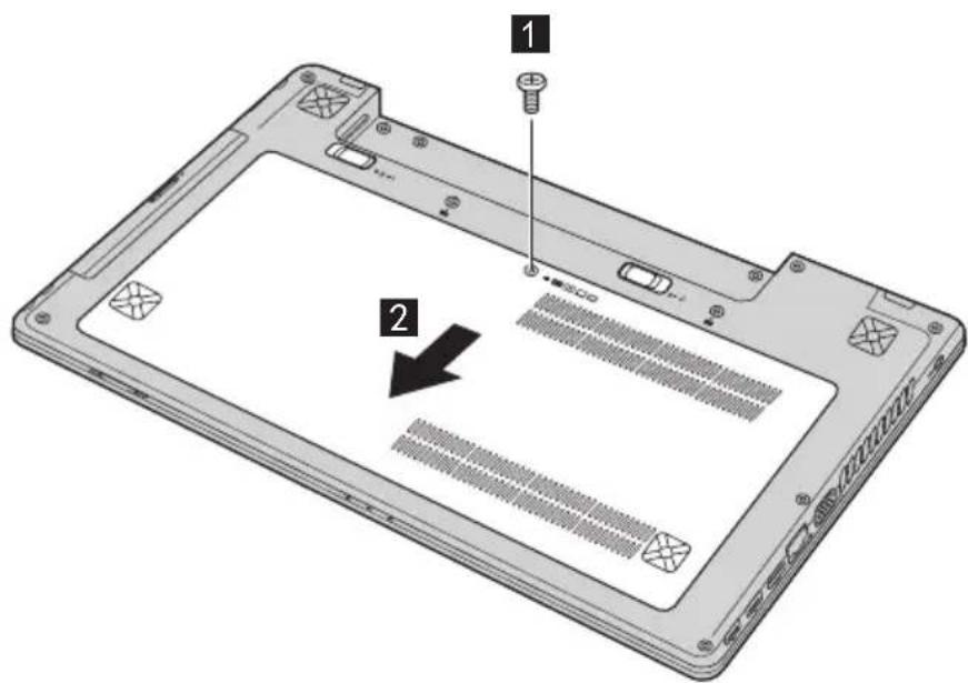 LENOVO IdeaPad Z585 - Udskiftning af hukommelse - 1