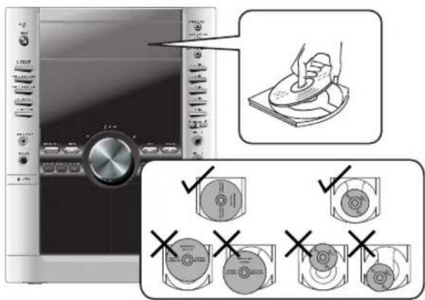 Diagram showing a refrigerator control panel with a hand pressing down on a tray, accompanied by three circular diagrams indicating inspection or disassembly of components.