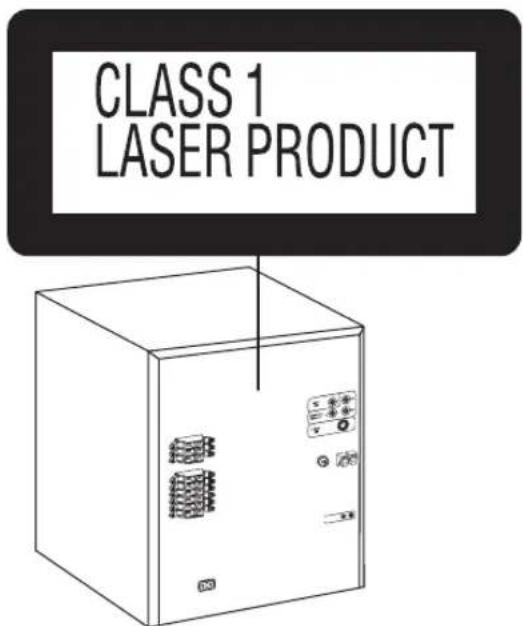 CLASS 1 LASER PRODUCT
