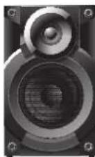 PANASONIC SC-AKX16E - Rozmieszczenie głośników - 1