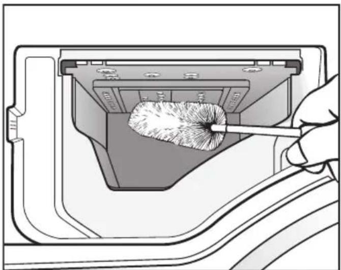 MIELE WMH122 WPS PowerWash 2.0 - Cleaning the detergent dispenser drawer housing - 1