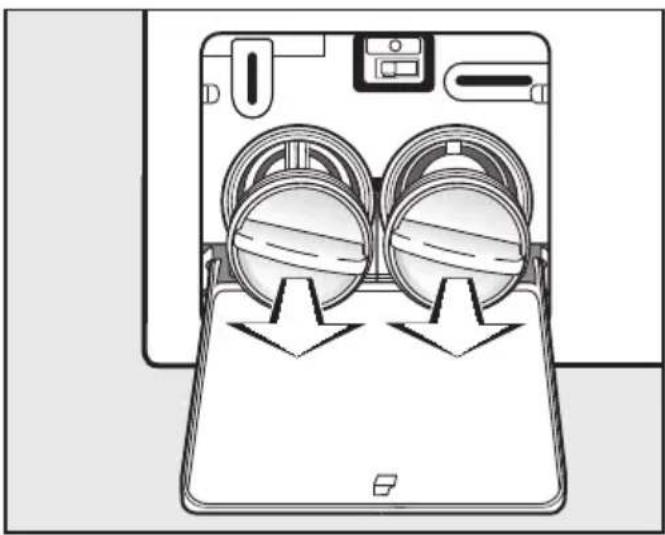 MIELE WMH122 WPS PowerWash 2.0 - Procedure for draining the washing machine - 2