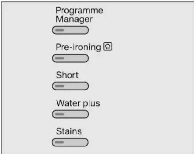 MIELE WMH122 WPS PowerWash 2.0 - Select options - 1