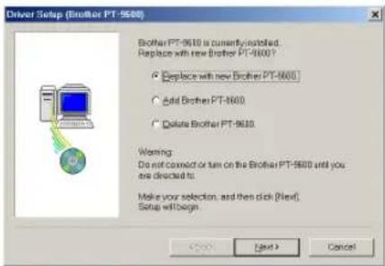 BROTHER P-Touch 9600 - Para desinstalar el controlador de la impresora: - 2