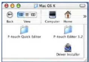 BROTHER P-Touch 9600 - Con SO Mac X v10.1 o v10.2: - 2
