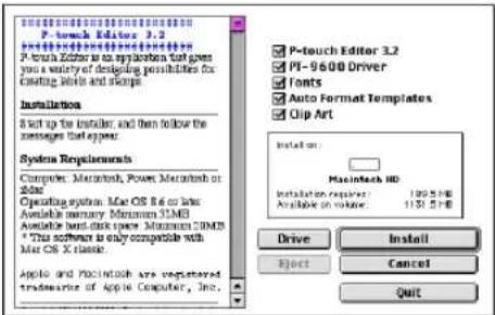 BROTHER P-Touch 9600 - - Para una instalación personalizada - 1