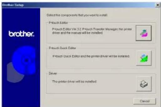 BROTHER P-Touch 9600 - Para sustituir o añadir un controlador de impresora USB - 1