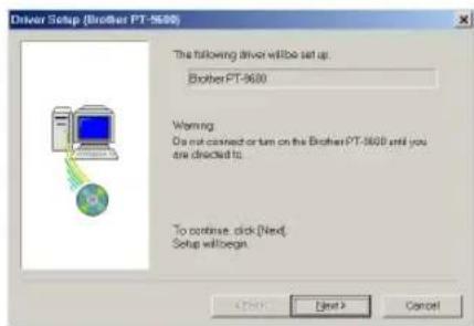 BROTHER P-Touch 9600 - Con Windows ^® 98, 98 SE, Me o 2000: - 1