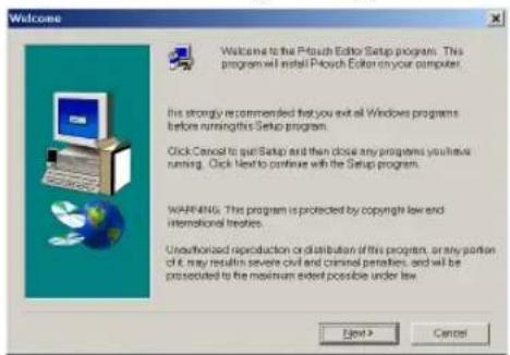 Welcome Pouch Editor Setup program. This program will install Pouch Editor on your computer. This strongly recommended that you exit all Windows programs before running this Setup program. Click Cancel to get Setup and then close any programs you have running. Click Next to continue with the Setup program. WARNING: This program is protected by copyright law and international treaties. Unauthorized reproduction or distribution of this program, or any portion of it, may result in severe civil and criminal penalties, and will be prosecuted to the maximum extent possible under law. Next > Cancel
