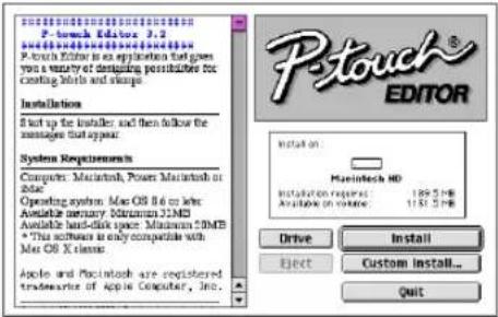 BROTHER P-Touch 9600 - Con un Mac OS anterior a OS X: - 4