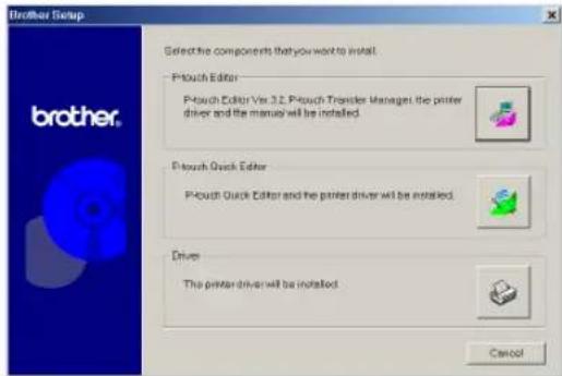 BROTHER P-Touch 9600 - Para desinstalar el controlador de la impresora: - 1