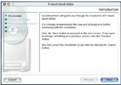 BROTHER P-Touch 9600 - Con SO Mac X v10.1 o v10.2: - 4